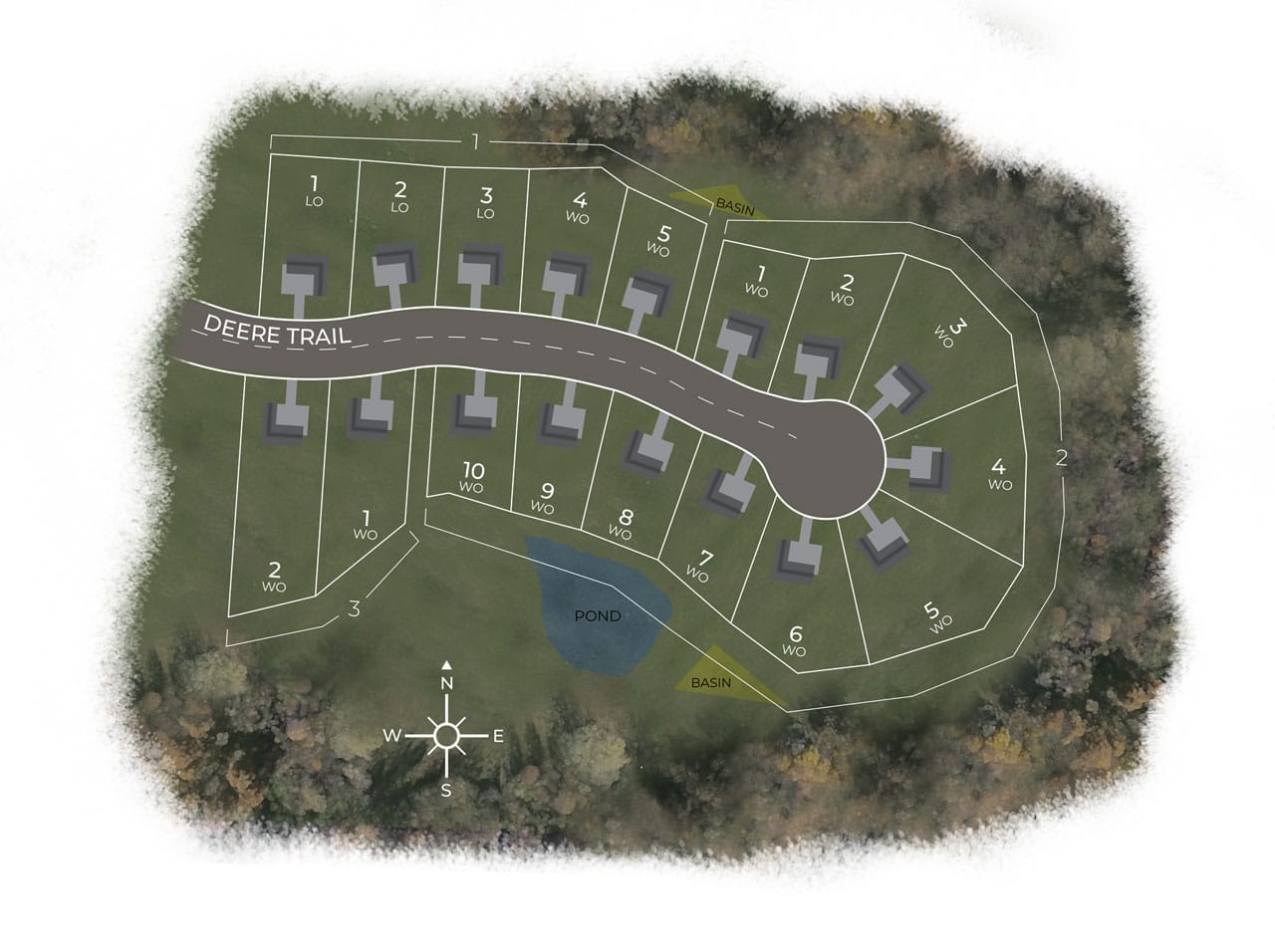 Plat Map of The Harvest Chaska Bluffs Phase 2